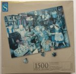 Image of the puzzle 1500, WHSmith, Lucky Marbles, by Susan Brabeau, Factory Sealed, Picture of the box