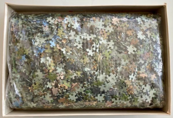 Image of the puzzle 5000, Ravensburger, Tarasp Castle, Engadin, by M. Schneiders, Sealed Bag, Picture of the bag