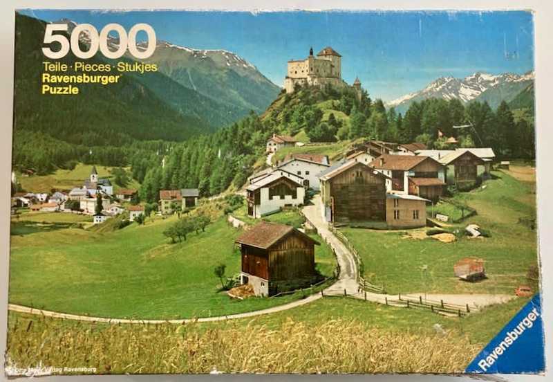5000, Ravensburger, Tarasp Castle, Engadin, Schneiders - Rare Puzzles