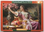 Image of the puzzle 3000, Castorland, Lady in the Purple Dress, by Władysław Czachórski, Factory Sealed, Picture of the box