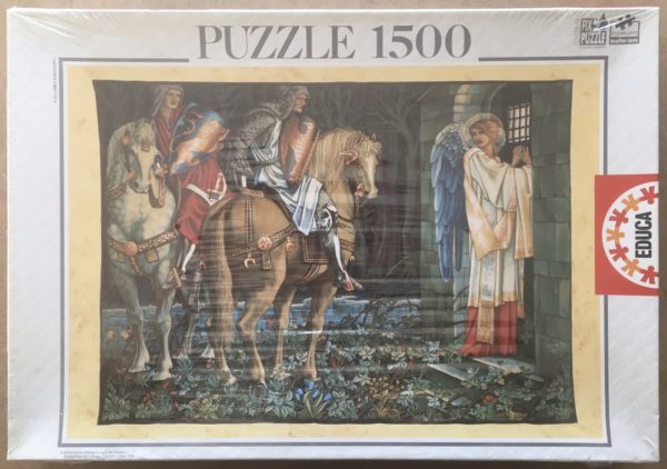 Image of the puzzle 1500, Educa, The Failure of Sir Gawaine, by Sir Edward Burne-Jones, Factory Sealed, by Edward Burne-Jones, Factory Sealed