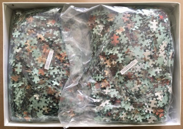 Image of the puzzle 8000, Educa, The Capitulation of Granada, by Francisco Pradilla, Sealed Bag, Picture of the bag
