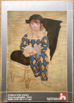 Image of the puzzle 1000, Nathan, Paul as Harlequin, by Pablo Picasso, Complete, Picture of the box