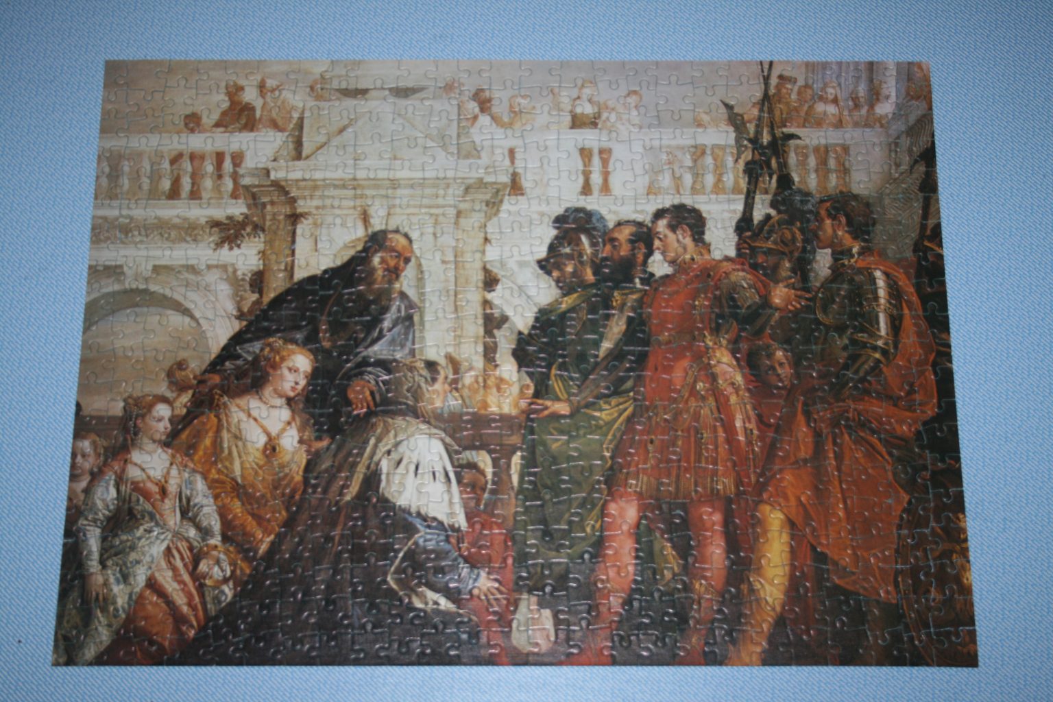 Image of the puzzle 500, Whitmore, The Family of Darius before Alexander, by Paolo Veronese, Complete, Picture of the puzzle