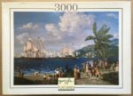 Image of the puzzle 3000, Nathan, The Fleet's Arrival in the Islands, by Gustave Alaux, Complete, Picture of the box