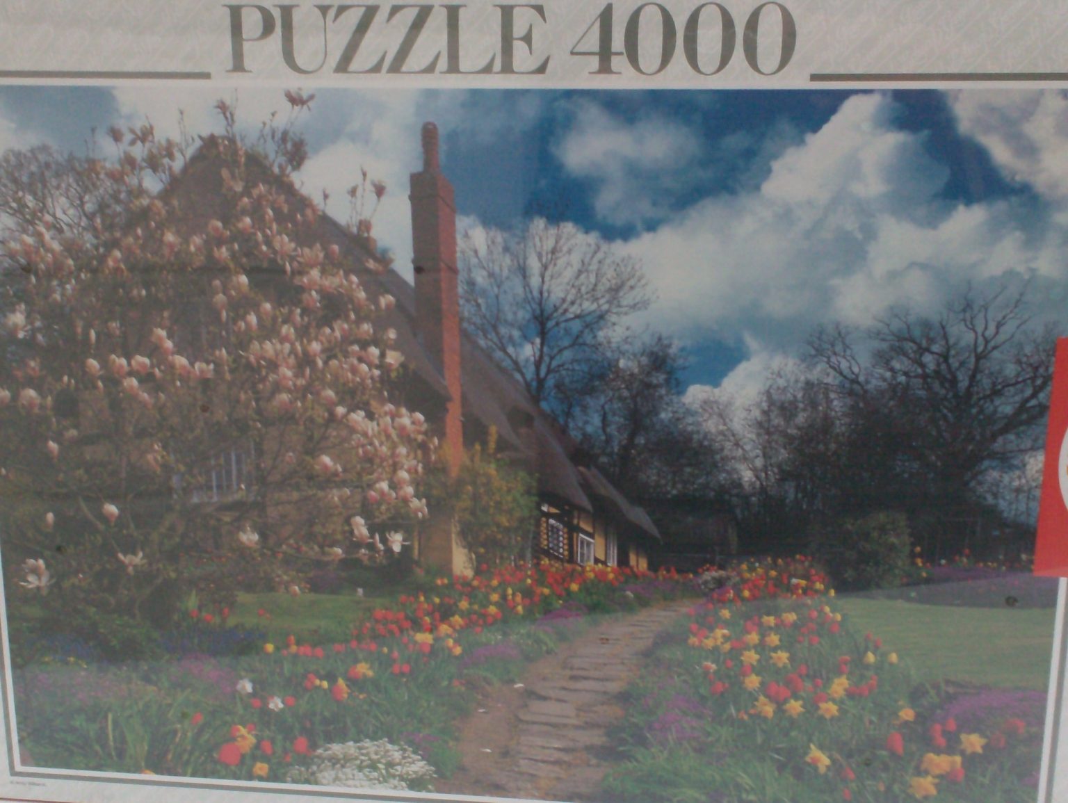 4000, Educa, English Cottage, Factory Sealed, Listed by janvanjan Image of the puzzle 4000, Educa, English Cottage, Factory Sealed