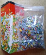 Image of the puzzle 1000, Heye, Happy Birthday, Michael Ryba, Incomplete, Picture of the bag