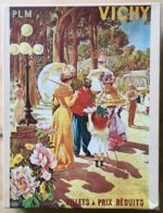 Image of the puzzle 1000, MB, Vichy, Billets à Prix Réduits, Complete, Picture of the box