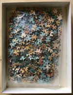 Image of the puzzle 1000, MB, Vichy, Billets à Prix Réduits, Complete, Picture of the bag