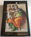 Image of the puzzle 1000, Clementoni, The Delphic Sibyl, by Michelangelo, Factory Sealed, Picture of the box