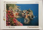 Image of the puzzle 4000, Clementoni, Vernazza, Sealed Bag, Picture of the box