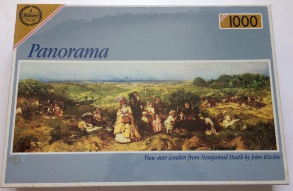 Image of the puzzle 1000, Falcon, View over London from Hampstead Heath, by John Ritchie, Factory Sealed, Picture of the box