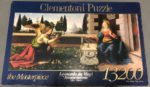 Image of the puzzle 13200, Clementoni, The Annunciation, by Leonardo da Vinci, Sealed Bag, Picture of the box