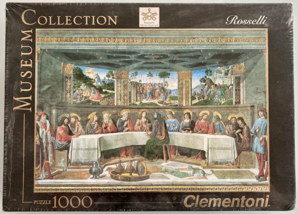 Image of the puzzle 1000, Clementoni, The Last Supper, by Cosimo Rosselli, Factory Sealed, Picture of the box