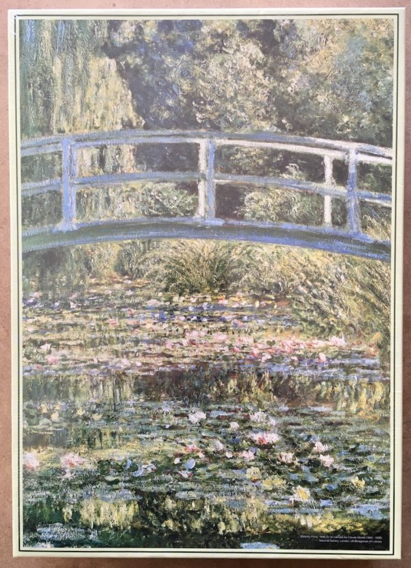 Image of the puzzle 1000, Express Gifts, Water Lily Pond, by Claude Monet, Factory Sealed