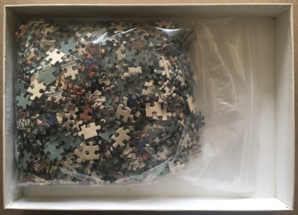 Image of the puzzle 1000, Nathan, The Battle of the Pyramids, by Jean-Charles Pellerin, Complete, Picture of the bag