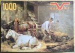 Image of the puzzle 1000, Variant, Horses in a Stable, by George Morland, Complete, Picture of the box