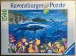 Image of the puzzle 1500, Ravensburger, Underwater World, by Takahiro Kanie, Complete, Picture of the box