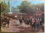 Image of the puzzle 1200, Vorsten Vandaag, The Frederiksplein, Amsterdam, during the Entry of Queen Wilhelmina, by Otto Eerelman, Sealed Bag Picture of the box