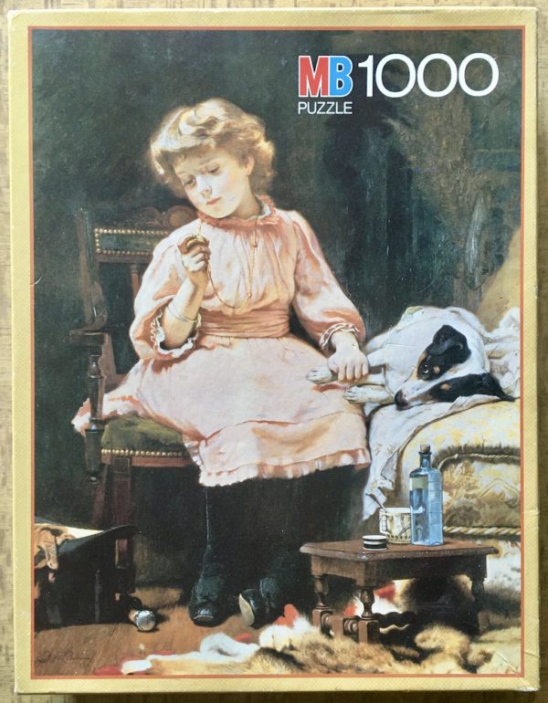 Image of the puzzle 1000, MB, Not Much Wrong, by Charles Burton Barber, Complete, Picture of the box