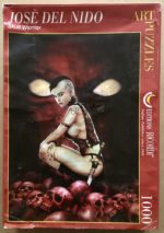 Image of the puzzle 1000, Ricrodi, Skull Warrior, by José del Nido, Sealed Bag, Picture of the box