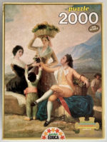 Image of the puzzle 2000, Educa, The Grape Harvest, by Francisco de Goya, Sealed Bag, Picture of the box