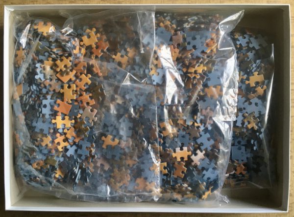 Image of the puzzle 2x500, 1000, Spiel Spass, Elephants at Kilimanjaro, Complete, Picture of the box