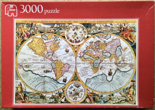 Ravensburger World Map, 1665 3000 Piece Puzzle – The Puzzle Collections