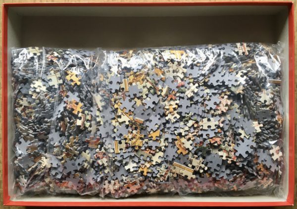 Image of the puzzle 3000, Jumbo, Historical World Map, by Petrus Plancius, Sealed Bag, Picture of the bag