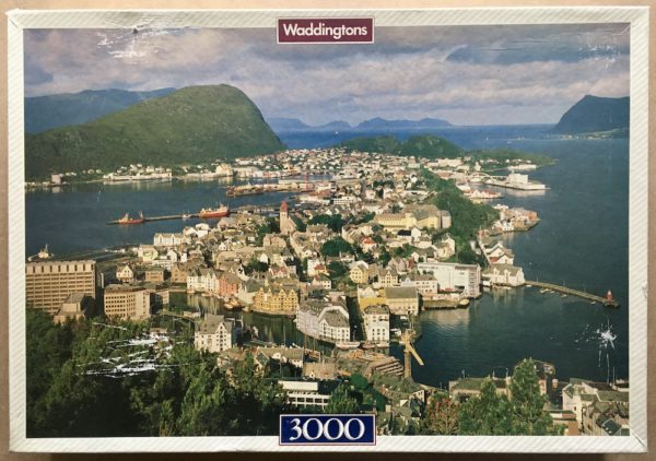 Image of the puzzle 3000, Waddingtons, Alesund, Norway, by Edmund Negele, Sealed Bag, Picture of the box