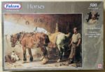 Image of the puzzle 500, Jumbo, Passion & Patience, by John Sargent Noble, Complete, Picture of the box