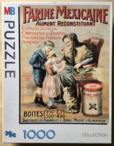Image of the puzzle 1000, MB, Farine Mexicaine, Complete, Picture of the box