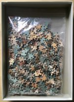 Image of the puzzle 1000, Ravensburger, Girl with Dog, by Willem Haenraets, Complete, Picture of the bag