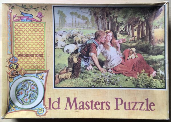 Image of the puzzle 400, Waddington, The Hireling Shepherd, by William Holaman Hunt, Complete, Picture of the box