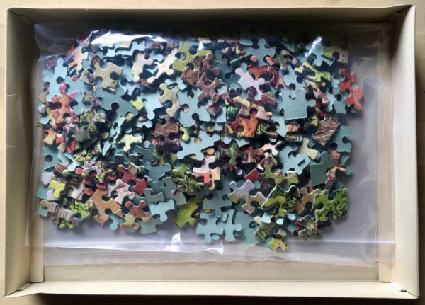Image of the puzzle 400, Waddington, The Hireling Shepherd, by William Holaman Hunt, Complete, Picture of the bag