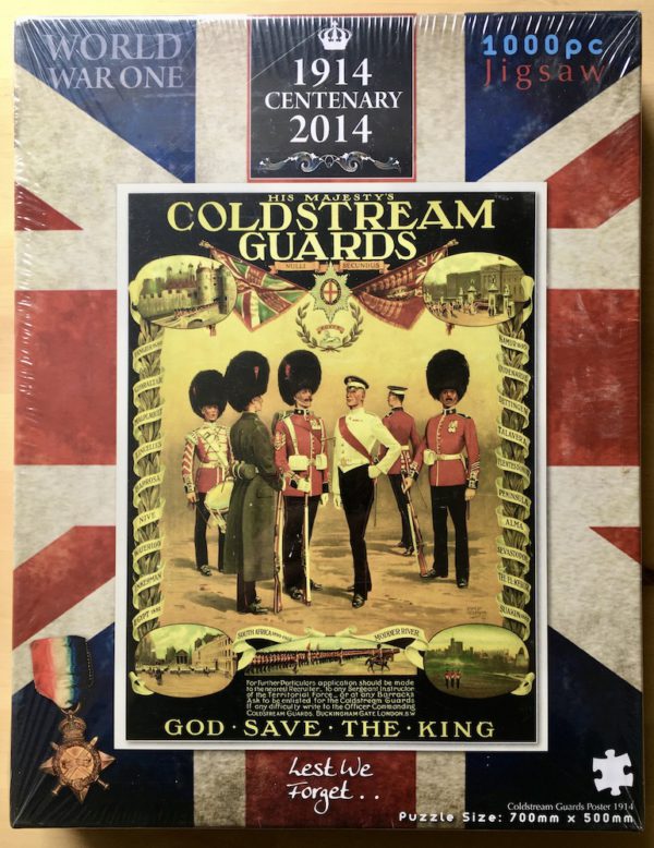 Image of the puzzle 1000, The Works, Coldstream Guards Poster 1914, Factory Sealed