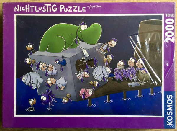 Image of the puzzle 2000, Kosmos, Notfunny: The Great Mafia Puzzle, by Joscha Sauer, Factory Sealed