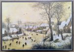 Image of the puzzle 1000, Royal Museums of Belgium, Winter Landscape with Skaters and Bird Trap, by Pieter Bruegel the Elder