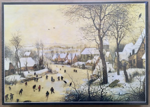 Image of the puzzle 1000, Royal Museums of Belgium, Winter Landscape with Skaters and Bird Trap, by Pieter Bruegel the Elder