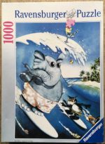Image of the puzzle 1000, Ravensburger, Surfer, Complete, Picture of the box