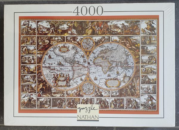 Image of the puzzle 4000, Nathan, Magna Carta Mundi, by Nicolaus Vischerius, Picture of the box