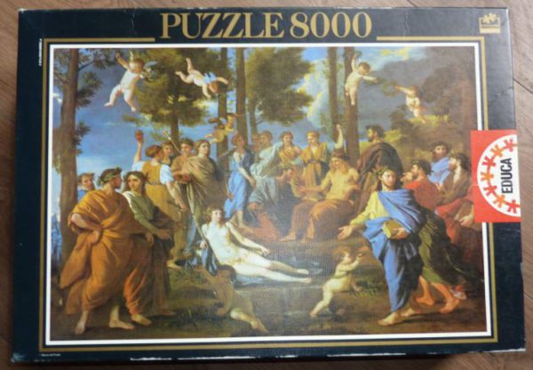 Image of the puzzle 8000, Educa, Le Parnasse, by Nicolas Poussin, Sealed Bag, Picture of the box
