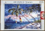Image of the puzzle 2000, Educa, Caribbean Shores, by Waltraud von Schwarzbek, Factory Sealed