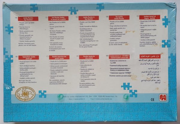 Image of the puzzle 1000, Jumbo, Brugge, Belgium, Factory Sealed, Picture of the back