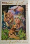 Image of the puzzle 3000, Step, Forest Friends, Unknown Artist, Factory Sealed, Picture of the box