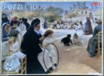 Image of the puzzle 1000, Tactic, Luxembourg Gardens, by Albert Edelfelt, Complete, Picture of the box
