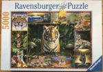 Image of the puzzle 5000, Ravensburger, Tiger, by Chris Hiett, Factory Sealed