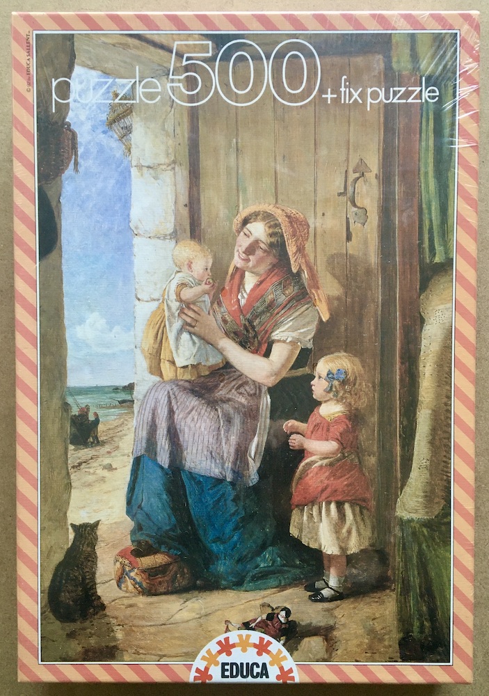 500, Educa, A Cottage by the Sea, by John Burr, Factory Sealed, Listed by Jorge Image of the puzzle 500, Educa, A Cottage by the Sea, by John Burr, Factory Sealed