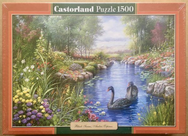 Image of the puzzle 1500, Castorland, Black Swans, Factory Sealed