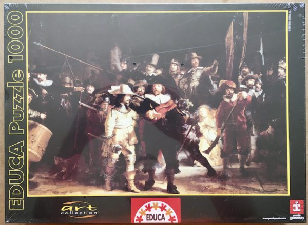 Image of the puzzle 1000, Educa, The Night Watch, by Rembrandt, Factory Sealed